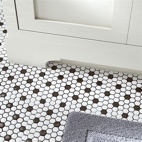 Black And White Mosaic Bathroom Tile – Rispa