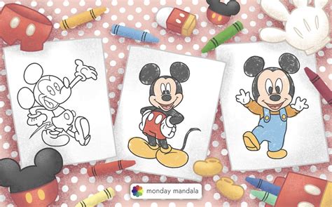 Mickey Mouse.coloring Table