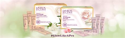 Lotus Herbals Radiant BridalGLOW Rose Gold Skin Illuminating Facial Kit ...