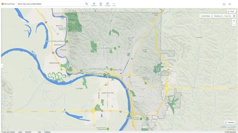 Sioux City, Iowa Map
