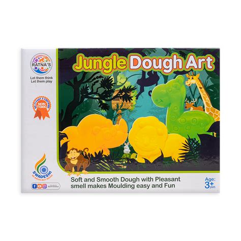 Buy Jungle Dough Art Kit (3-8 Years) on Snooplay India