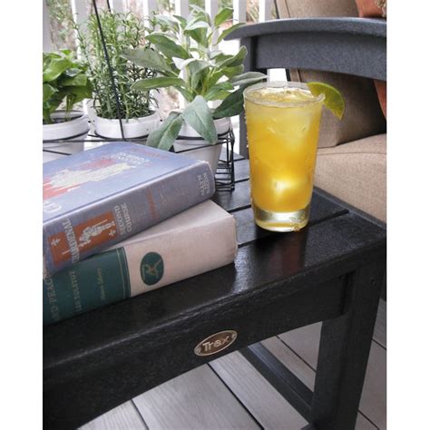 Trex Outdoor Furniture Rockport Square Outdoor End Table 17.75-in W x ...