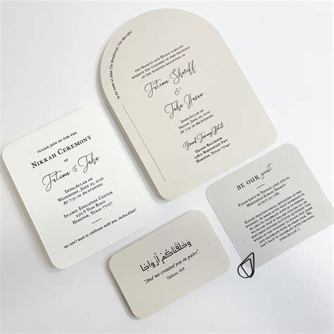 Allure | Muslim Wedding Invitation Collection – Knot Just Invites
