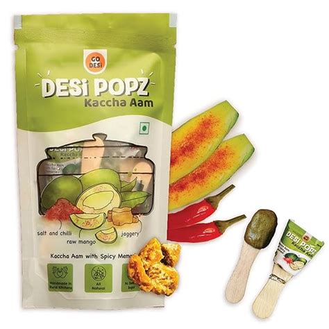 GO DESi Popz Kaccha Aam- 10 Pieces, 90 gm : Amazon.in: Grocery ...