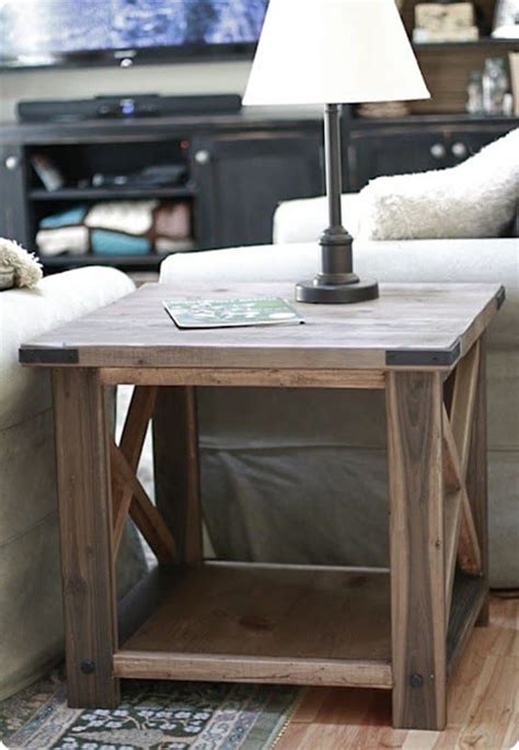 Image result for Rustic X End Table