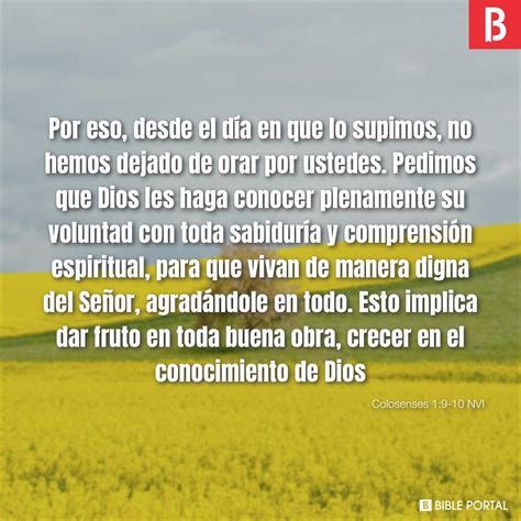 Colosenses 1:9-10 NVI - Bible Scripture Image - Bible Portal