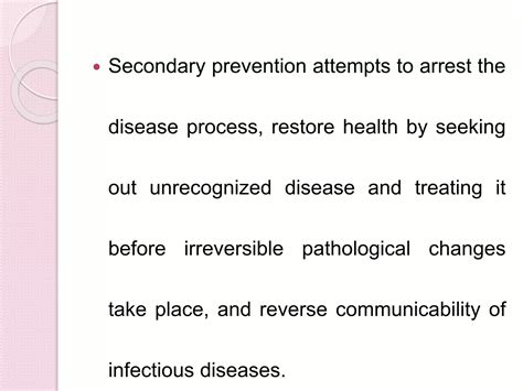 Prevention primary, secondary, tertiary | PPTX