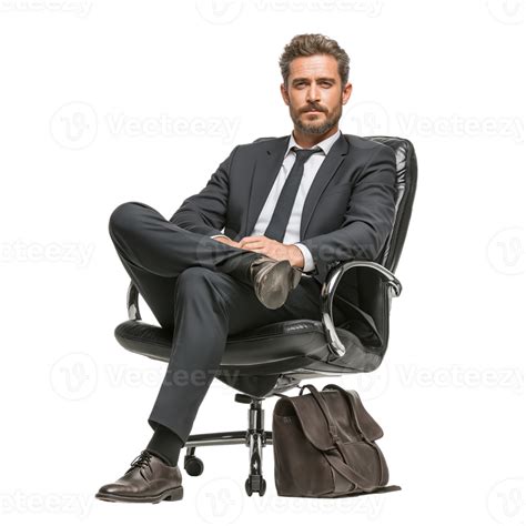 Businessman in Chair PNG 的图像结果