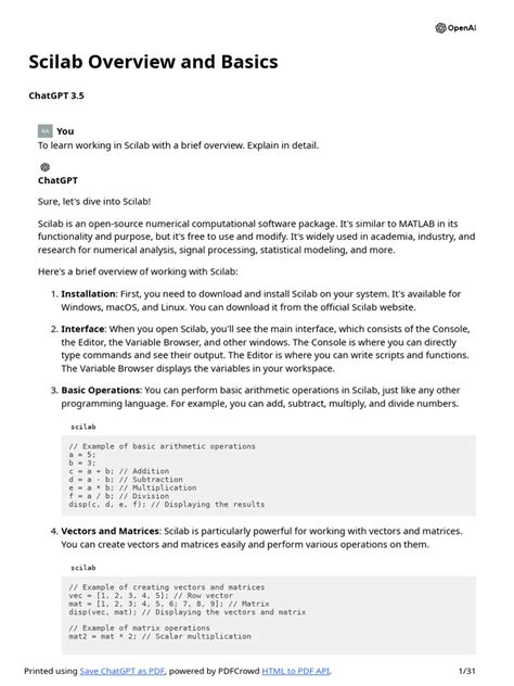 Image result for Scilab Simulation Examples