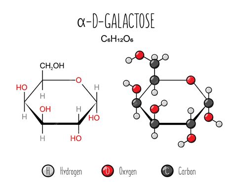Chemical Structure Of Galactose