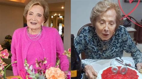 Gloria Menezes celebra aniversário de 90 anos com festinha em família ...