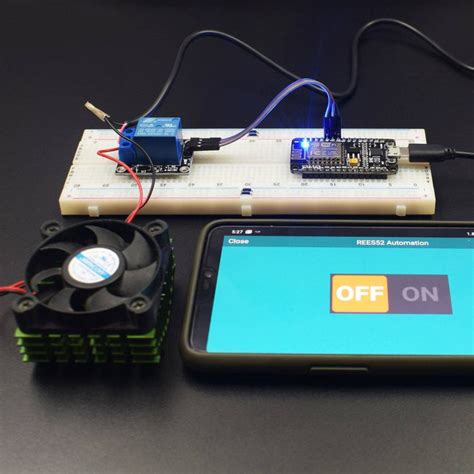 Make a Home Automation Fan over Wi-Fi controlled app – REES52