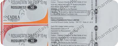 Rosubest 10 Tablet: Uses, Side-effects, Price, Dosage & More Info ...