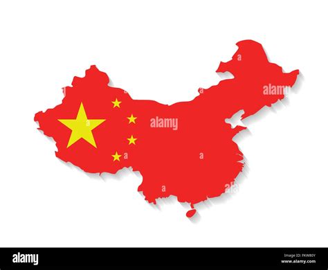 China map Stock Vector Images - Alamy