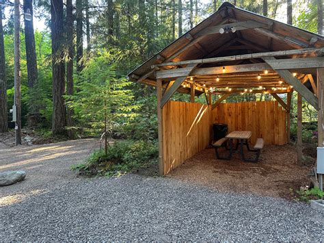 Lower Falls Campground in Gifford Pinchot National Forest, Washington ...