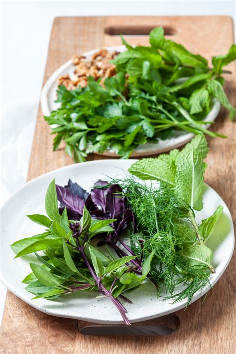 Feta Herb Platter (Sabzi Khordan) - Mrs Jones's Kitchen