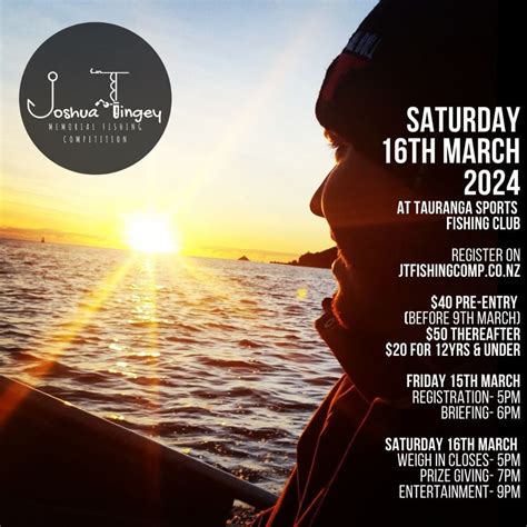 16th March 2024 JT fishing comp, Tauranga Sport Fishing Club (Inc.), 15 ...