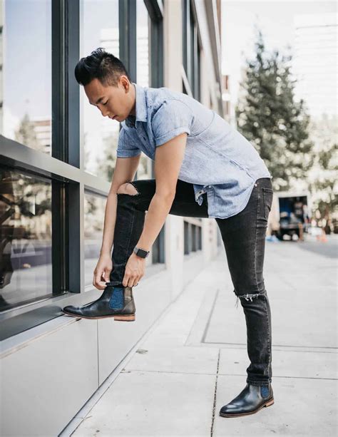 How To Style Mens Black Chelsea Boots at Joanne Bender blog
