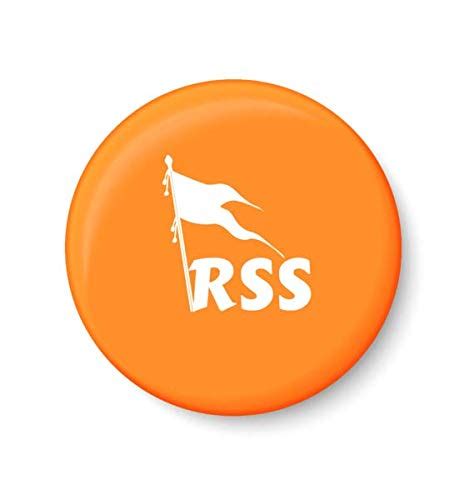 Buy PEACOCKRIDE RSS Rashtriya Swayamsevak Sangh Fridge Magnet (Metal ...