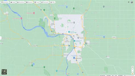 Sioux City, Iowa Map