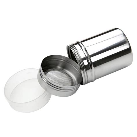 Stainless Steel Powder Shakers Flour Spice Powder Icing Sugar Coffee ...