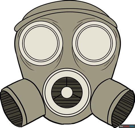 Gask Mask Drawing