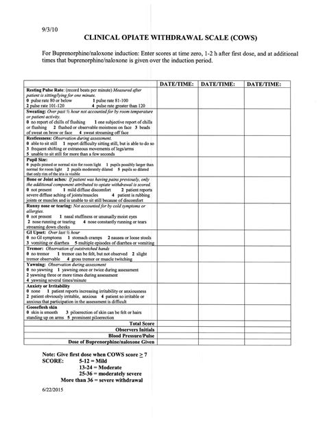 Cows Opiate Withdrawal