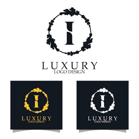 Luxus-I-Logo-Vorlage für Restaurant Royalty Boutique Cafe Hotel ...