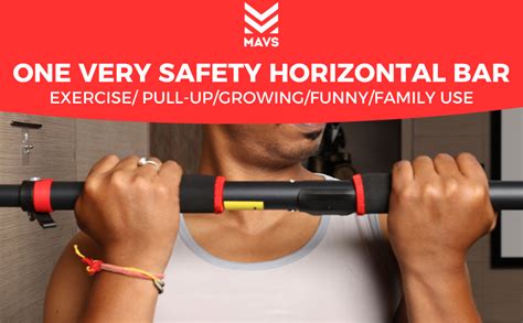 MAVS Pull Up Bar for Home - 73-95 cm Wall Mounted Without Screws or ...