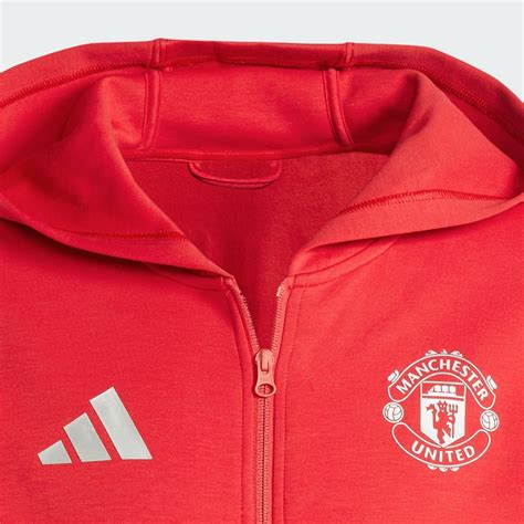 adidas Manchester United Anthem Jacket - Red | adidas India