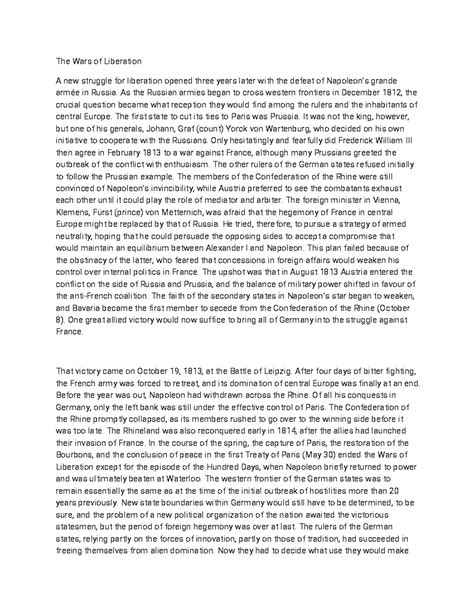 The Wars of Lib-WPS Office - The Wars of Liberation A new struggle for ...