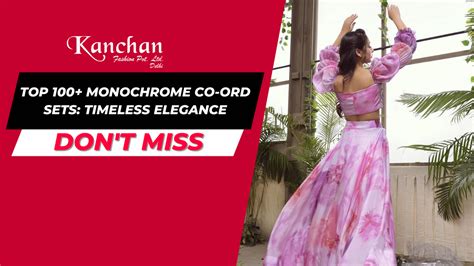 Top 100+ Monochrome Co-ord Sets: Timeless Elegance