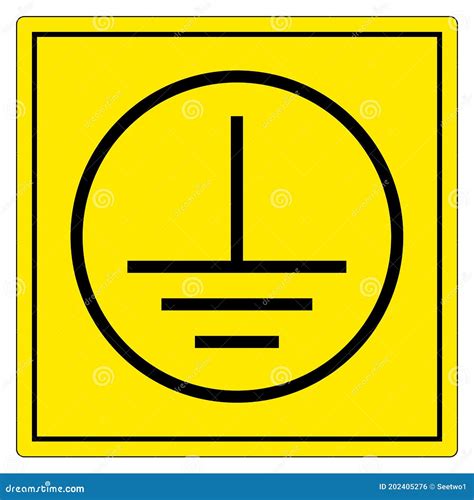 Earth Ground Sign Reflective Sign 的图像结果