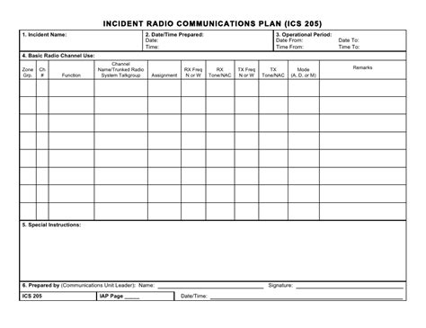 Image result for ICS Form 205
