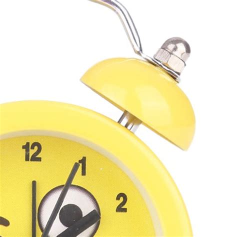 Buy Cute Facial Expression Alarm Clock Quartz Movement Bedside Desk ...
