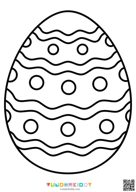Printable Easter Egg Template for Kids
