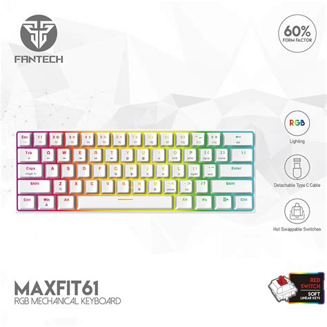 Tastatura Mehanicka Gaming Fantech MK857 RGB Maxfit61 Space Edition ...