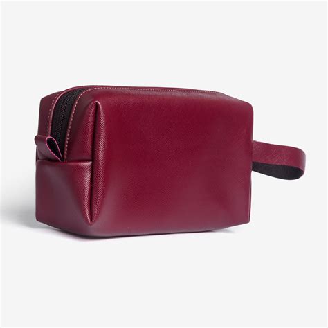 Personalized Large Vanity Pouch - Wine