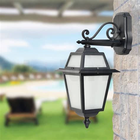Garden Lamp in Anthracite Aluminum and Sandblasted Glass