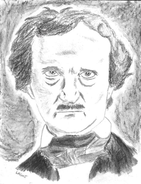 Edgar Allan Poe Sketch at PaintingValley.com | Explore collection of ...