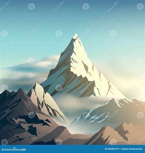 Illustration Of Mountains