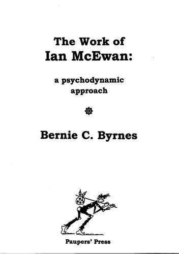 Buy The Work of Ian McEwan: A Psychodynamic Approach Book Online at Low ...