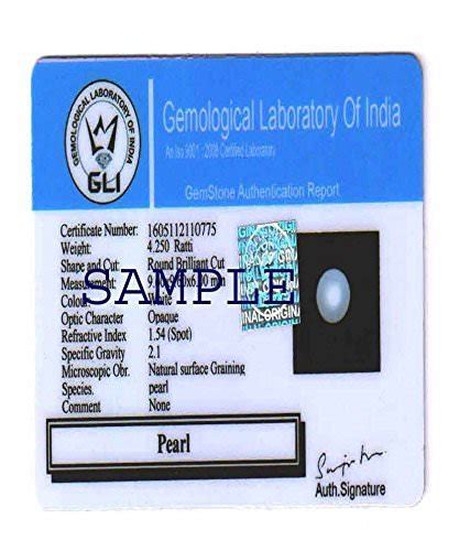 Buy Accurate Traders Natural Sachha Moti Stone Silver Adjustable Ring 9 ...