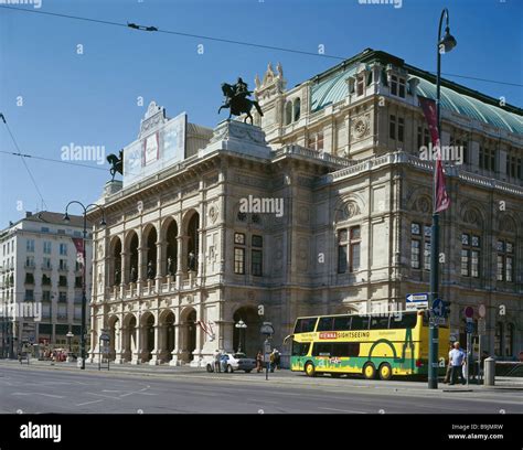Austria Vienna state-opera capital culture-city Herbert-von-Karajan-Square opera-buildings opera ...