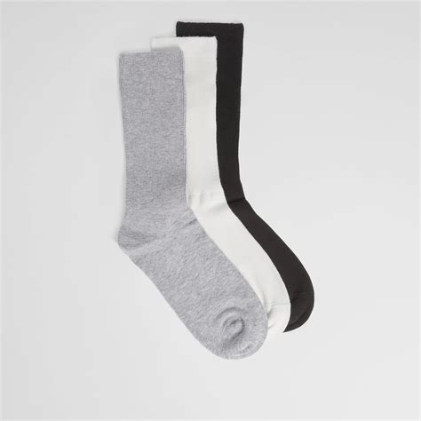 Cotton Trouser Sock 3-Pack | EILEEN FISHER
