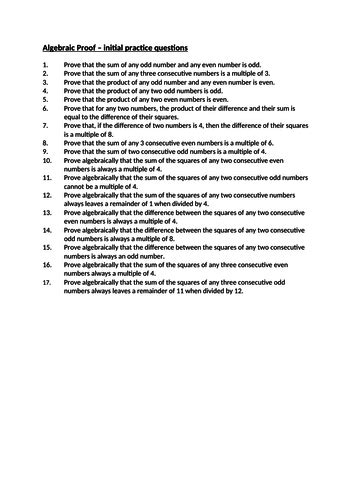 Image result for Math Proof Example