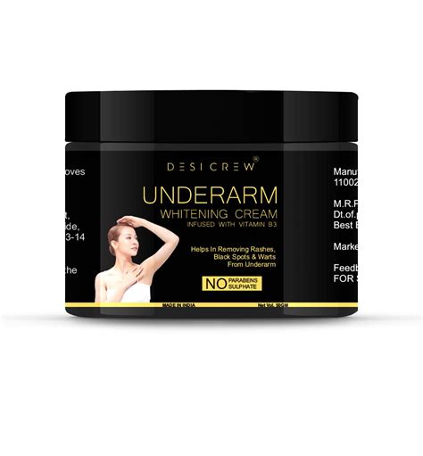 Buy Desi Crew Whitening & Lightening Cream for Underarms & Intimate ...