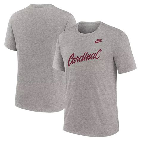 Men's Nike Heather Gray Stanford Cardinal Blitz Evergreen Legacy ...