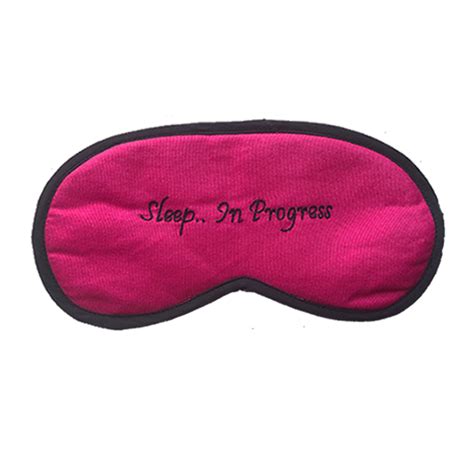 Sleep In Progress (Pink) Eye Mask