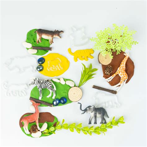 Forest Animals Clay Kit | TCL | Wild Animals Playdough Toy | 2 to 4 ye ...